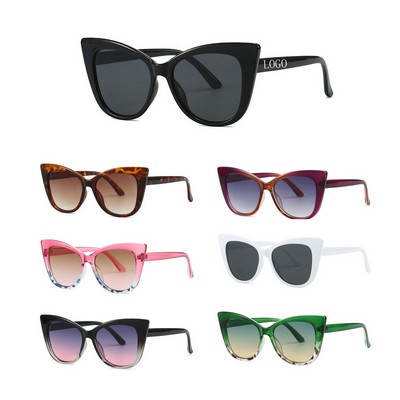 Fashionable Large Frame Cat Eye Sunglasses