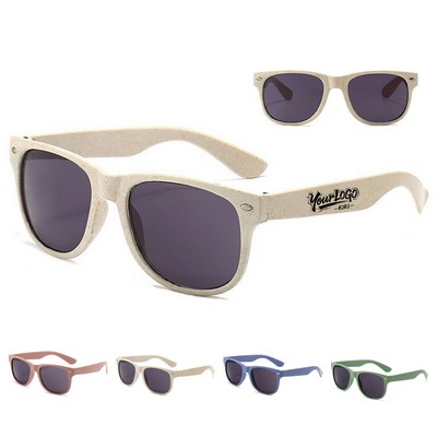 Wheat straw eco-friendly sunglasses