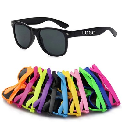UV Protection Retro Durable Plastic Sunglasses