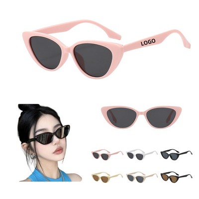 Vintage Goggles Plastic Frame Sunglasses Cat Eye