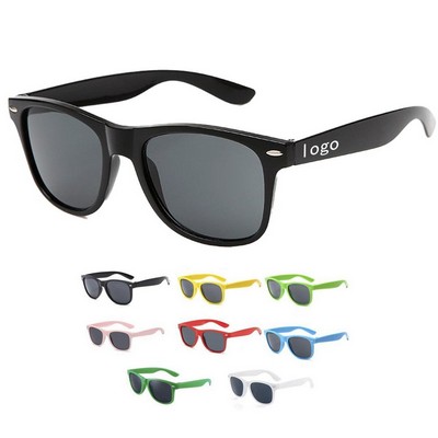 Single Color Plastic Matte Sunglasses