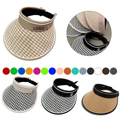 Packable Straw Brim Visor
