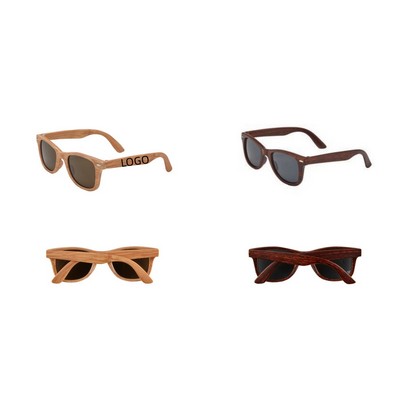 Wood Grain UV400 Sunglasses