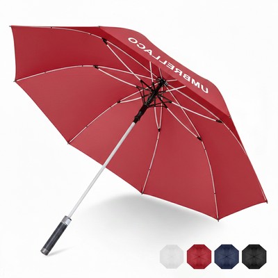 60" Arc Windproof Auto Open Golf Umbrella