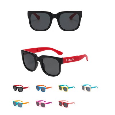 Junior Neon Foldable Sunglasses