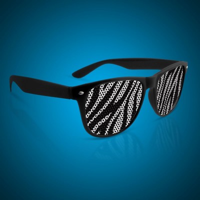 Zebra Print Novelty Sunglasses w/Blank Arms