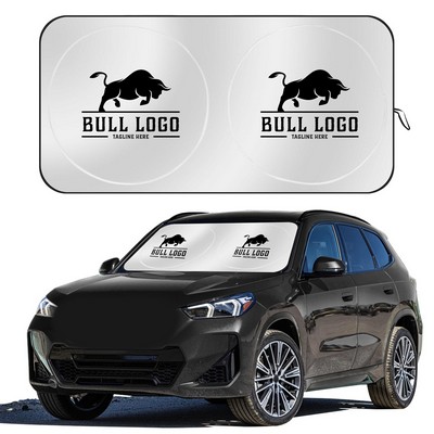 Car Shade Windshield Sunshade with Pouch