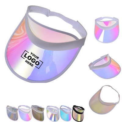 Laser Illusion Color PVC Sun Visor