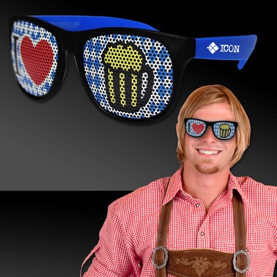 Oktoberfest Pad Printed Billboard Sunglasses(Pad Print)