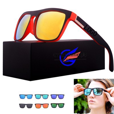 Sports Polarized Sunglasses with Multiple Lens Colors