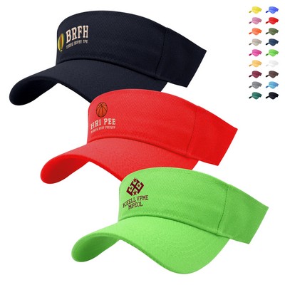 Adjustable Empty Top Visor Cap